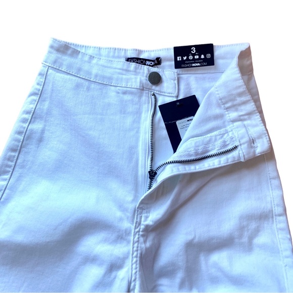 NWT Fashion Nova - White high waisted skinny jeans - Picture 6 of 7
